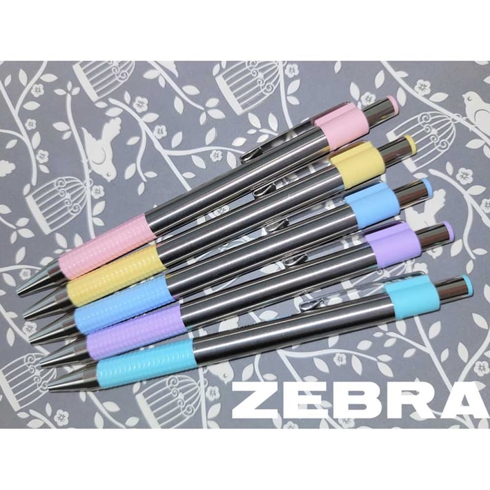 Zebra Химикалка F-301 Pastel, метална, 0.7 mm, лилава
