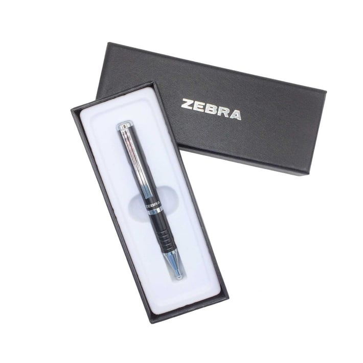 Zebra Химикалка SL-F1, телескопична, в кутия, черна