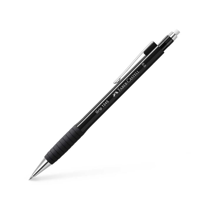 Faber-Castell Автоматичен молив Grip 1345, 0.5 mm, черен