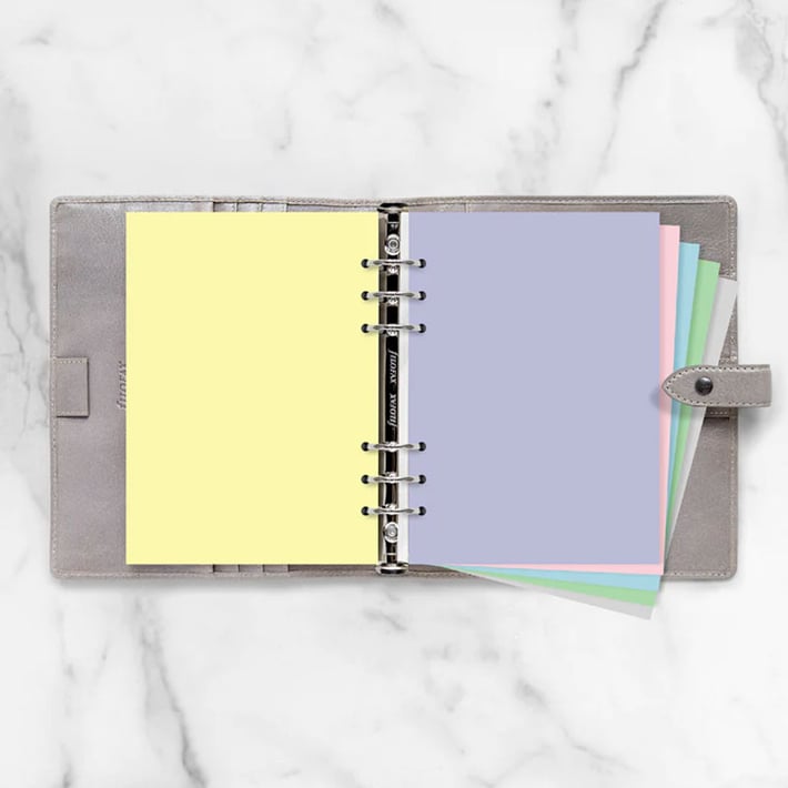 Filofax Пълнител за органайзер Pastel, A5, цветен