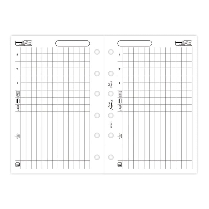 Filofax Пълнител за органайзер Pocket, финанси