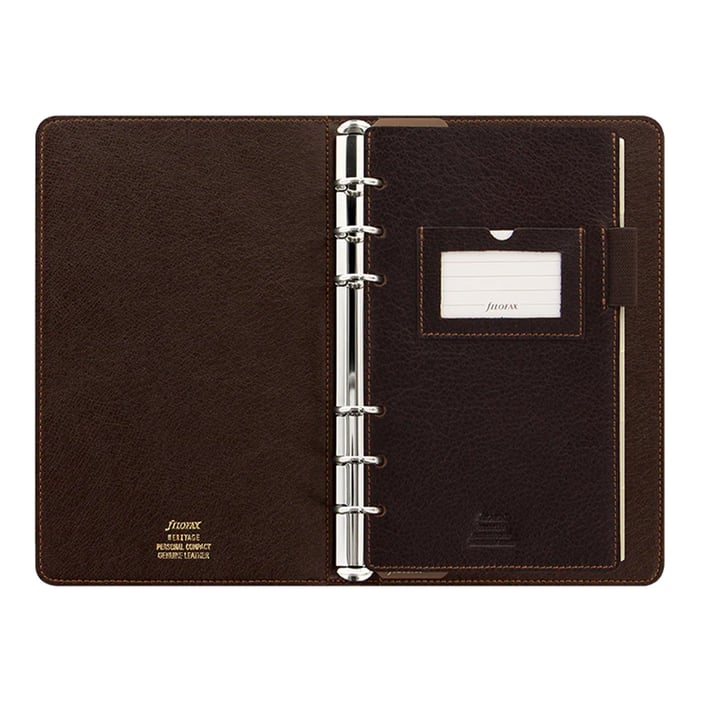 Filofax Органайзер Heriage Compact Personal, кафяв