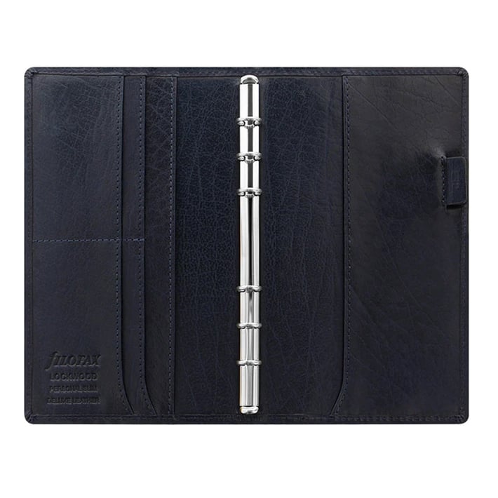 Filofax Органайзер Loockwood Personal Slim, тъмносин