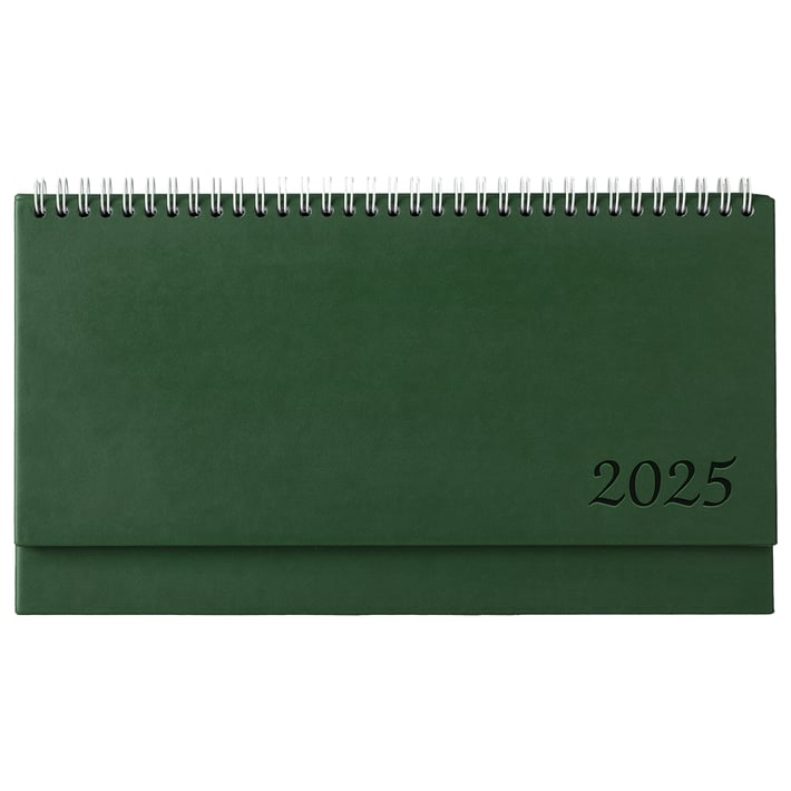 Настолен календар-бележник Етна, 29 x 13 cm, 62 страници, зелен