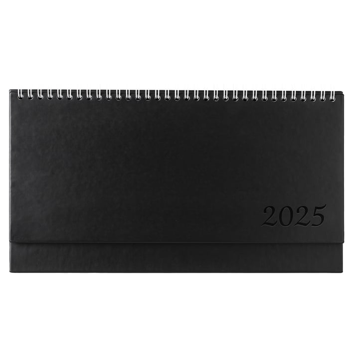 Настолен календар-бележник Етна, 29 x 13 cm, 62 страници, черен