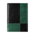 Календар-бележник Мадера, лукс, с дати, A5, кожена подвързия, черно-зелен