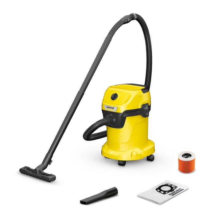 Karcher Прахосмукачка WD3, за сухо и мокро почистване, 1000 W