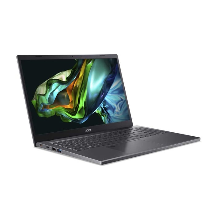 Acer Лаптоп Aspire 5, 15.6'', Intel Core i5, QHD IPS, 512 GB SSD, 16 GB RAM, сив