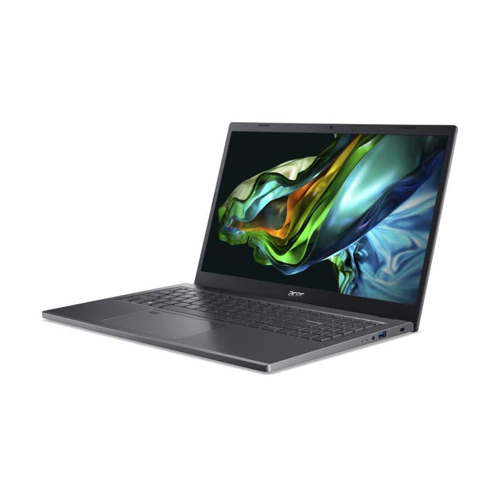 Acer Лаптоп Aspire 5, 15.6'', Intel Core i5, QHD IPS, 512 GB SSD, 16 GB RAM, сив