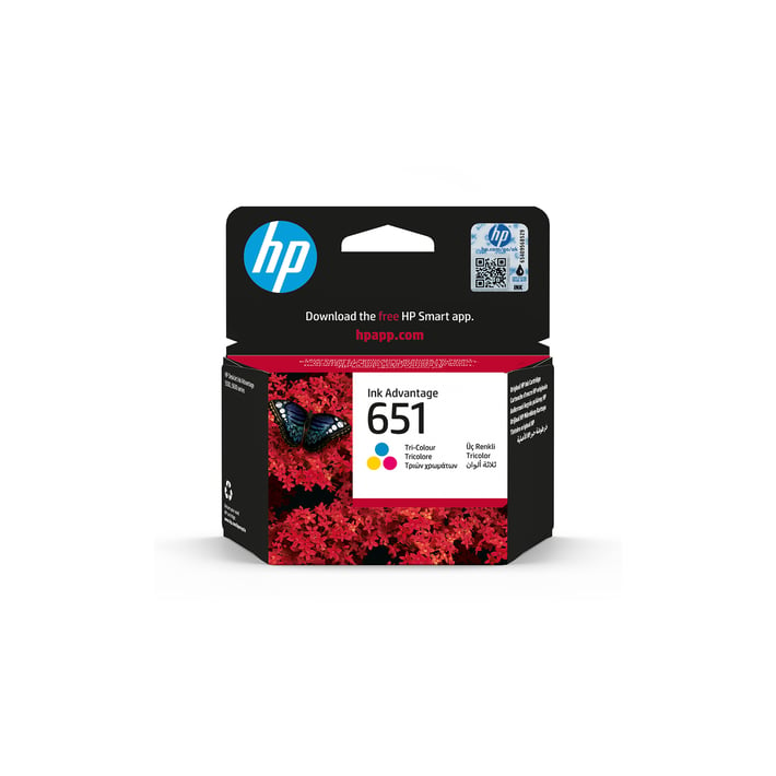 HP Патрон C2P11AE, NO651, 300 страници/5%, Color