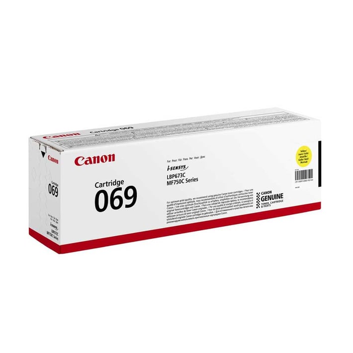 Canon Тонер CRG-069 MF75x/LBP673, 1900 страници/5%, Yellow