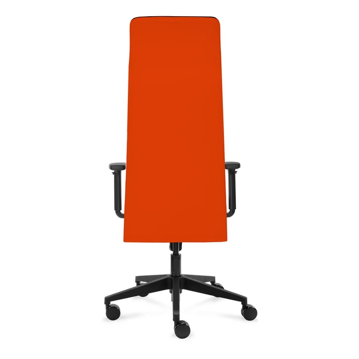 Tronhill Ергономичен стол Solium Executive, дамаска и меш, оранжев