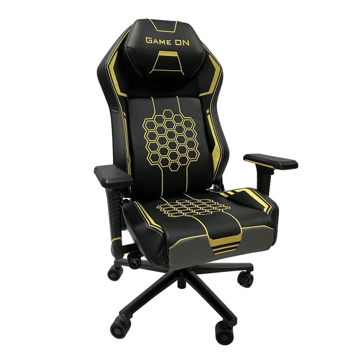 RFG Геймърски стол Game on, черно-жълт