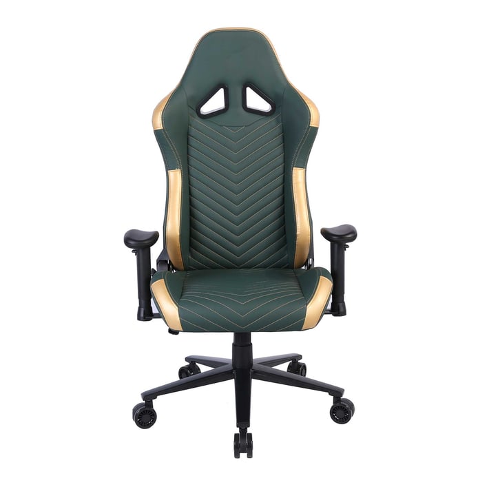 RFG Геймърски стол Nett, тъмнозелено-златист
