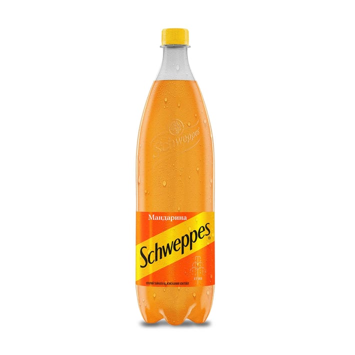 Schweppes Мандарина, 1.25 L, в пластмасова бутилка