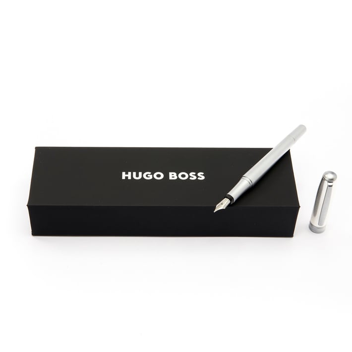 Hugo Boss Писалка Essential Metal, сребриста