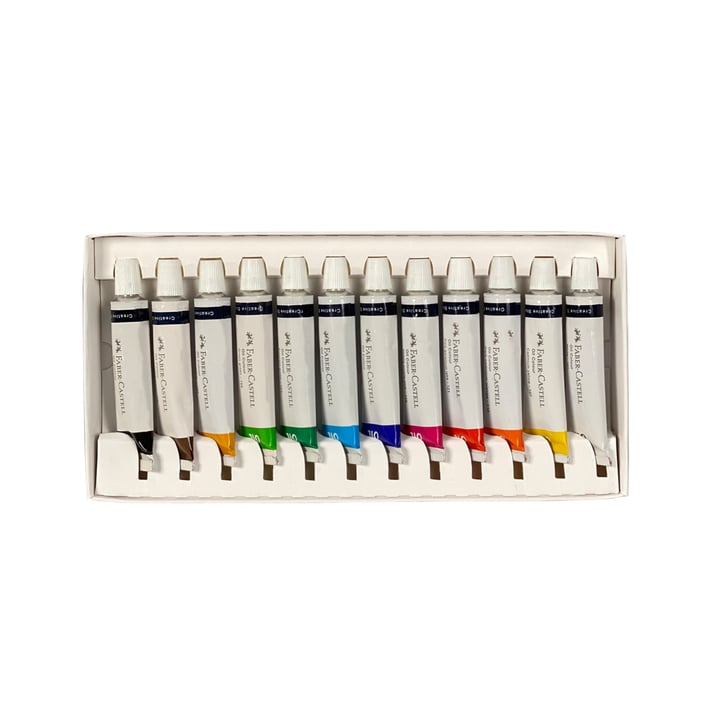 Faber-Castell Маслени бои, в тубички, 12 цвята, 9 ml