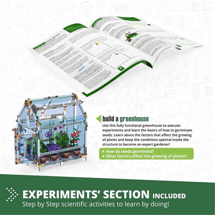 Engino Конструктор STEM Discovering - Ботаническа лаборатория