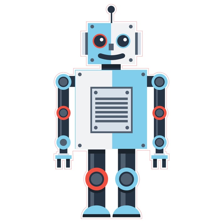STEM Стикер, Роботика и кибер-физични системи, комплект I6, 80 cm, стикер 4
