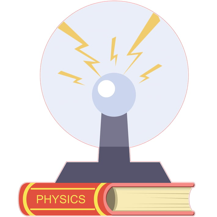 STEM Стикер, Природни науки - Физика, комплект G10, 150 cm, стикер 1