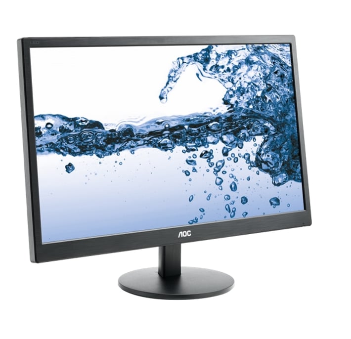 AOC Монитор E2270SWN, 21.5'', LED, 1920 x 1080, 200 cd/m2, 5 ms, VGA, черен