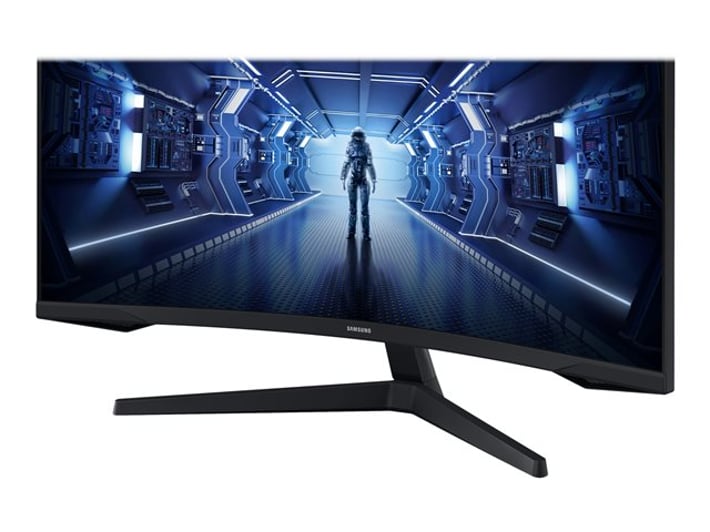 Samsung Монитор, 34'', LED, 3440 x 1440, 250 cd/m2, 1 ms, HDMI, черен