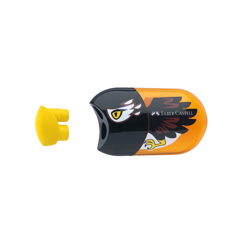Faber-Castell Sharpener, double, with eraser, eagle