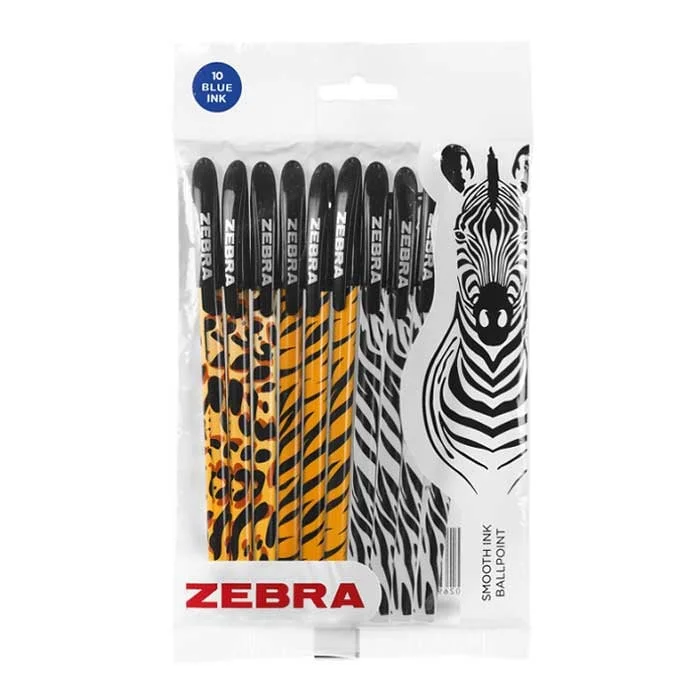 Zebra Pen Doodlerz’s Animal, 1.0 mm, 10 pieces, assorted