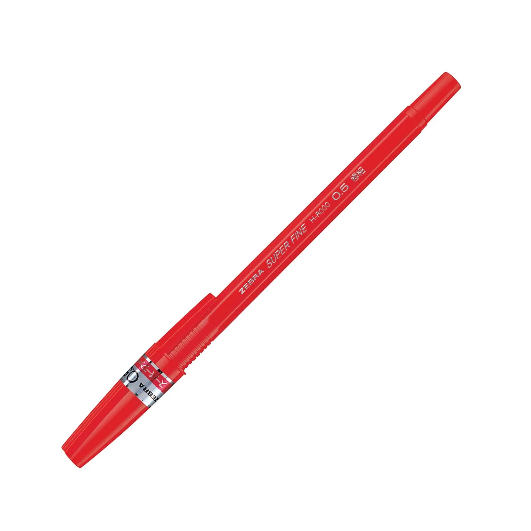 Zebra Ballpoint Pen H-8000, 0.5 mm, red