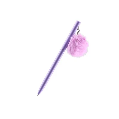 Химикалка Sazio Elegant, помпони, 1.0 mm, асорти