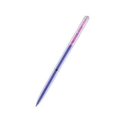 Химикалка Sazio Elegant, с камъчета, 1.0 mm, асорти