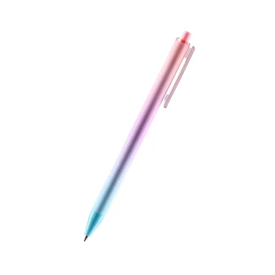 Химикалка Sazio Gradient, автоматична, градиент, 0.7 mm, асорти