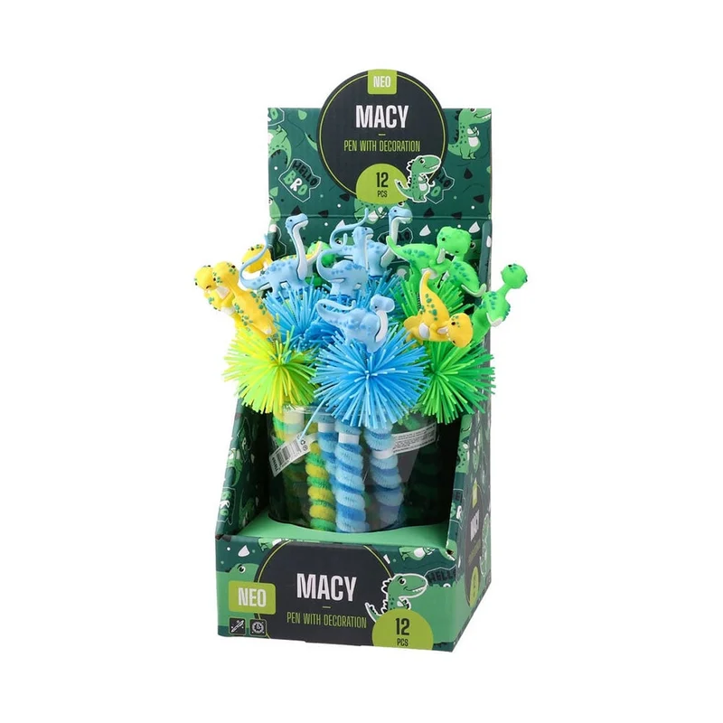Sazio Macy Pen, dinosaur, 1.0 mm, assorted, 1 pc