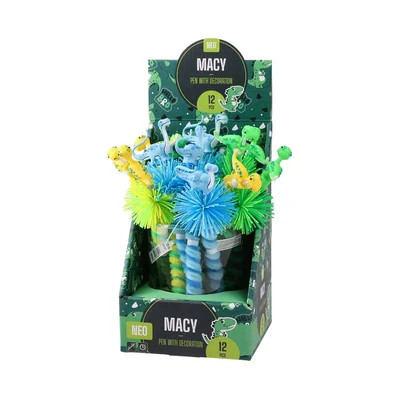 Sazio Macy Pen, dinosaur, 1.0 mm, assorted, 1 pc