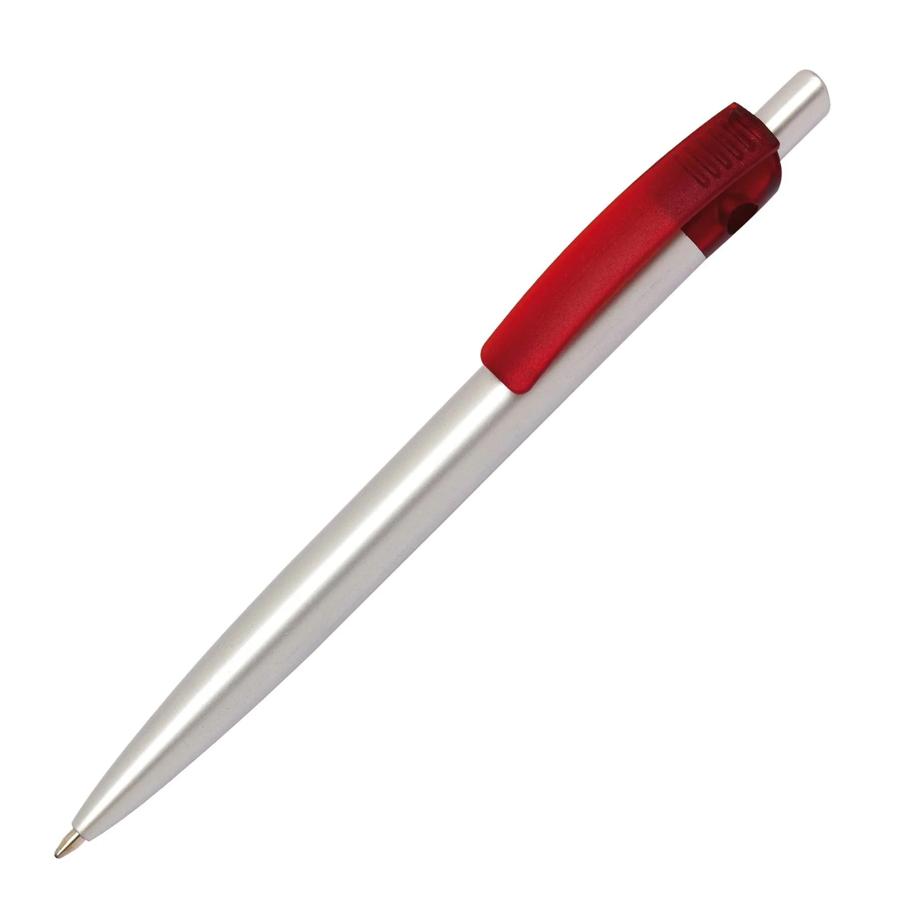TOPS Pen Art Line, grey, with red clip, 50 pcs
