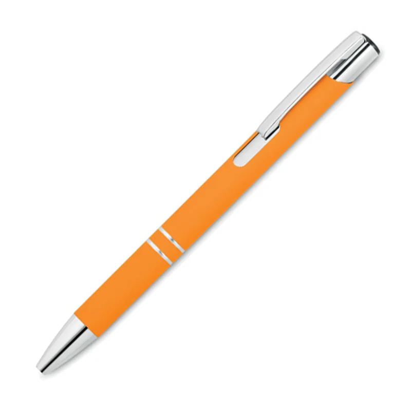 More Than Gifts Pen Norma Soft, metal, rubberized, orange
