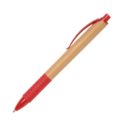 TOPS Ballpoint Pen Bamboo Rubber, red, 50 pcs