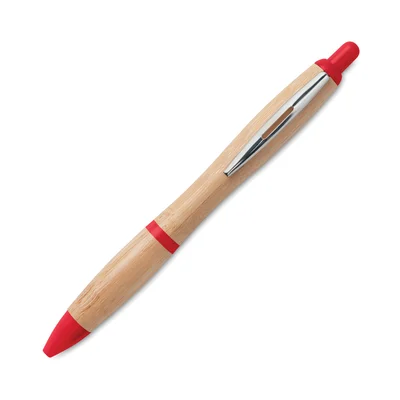 More Than Gifts Pen Rio Bamboo, red