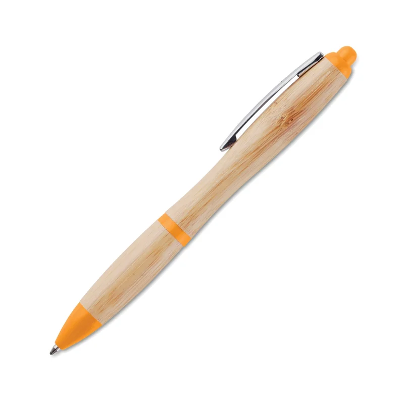 More Than Gifts Ballpoint pen Rio Bamboo, orange