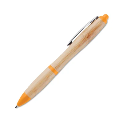 More Than Gifts Ballpoint pen Rio Bamboo, orange