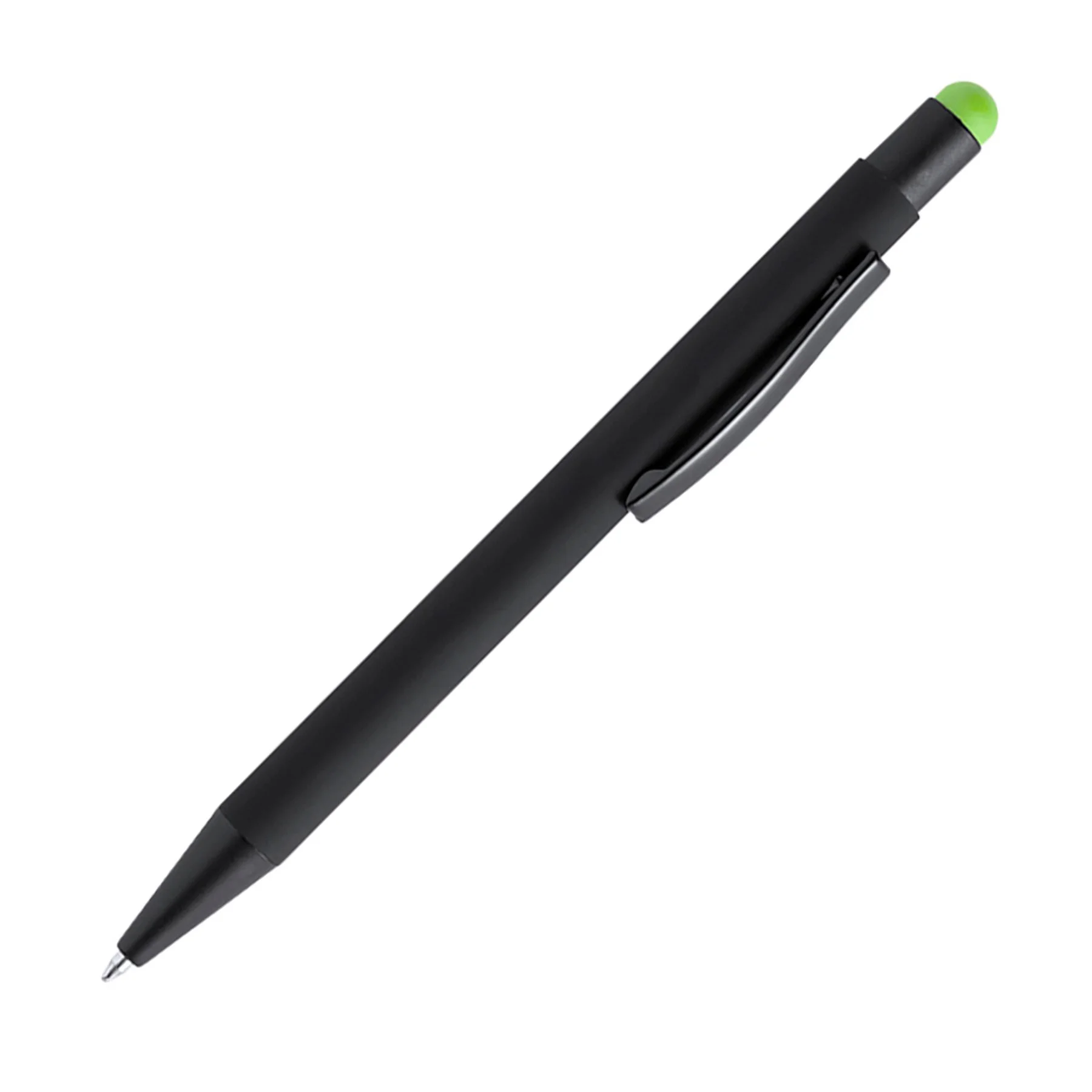 Cool Ballpoint pen Auriga Dark, metal, light green