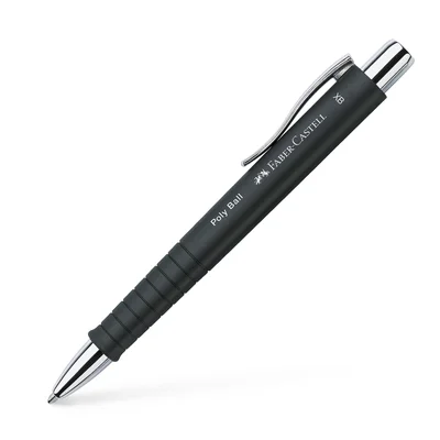 Faber-Castell Ballpoint Pen Poly Ball XB, automatic, black
