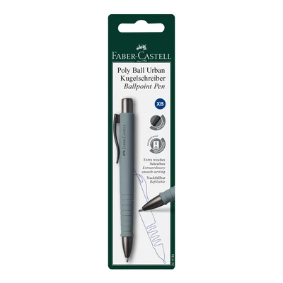 Faber-Castell Ballpoint Poly Ball Urban XB, automatic, stone gray