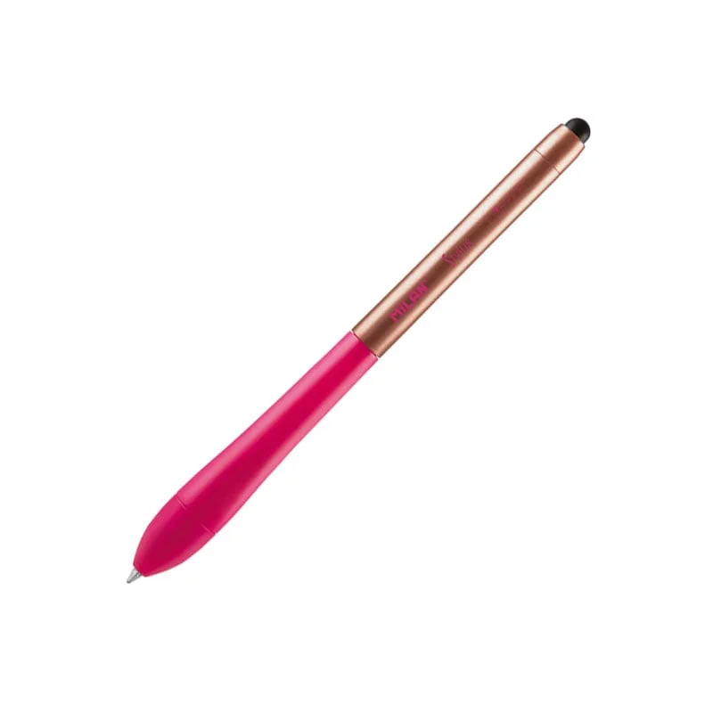 Milan Ballpoint Pen Stylus Copper, automatic, 1.0 mm, assorted colours, blue ink