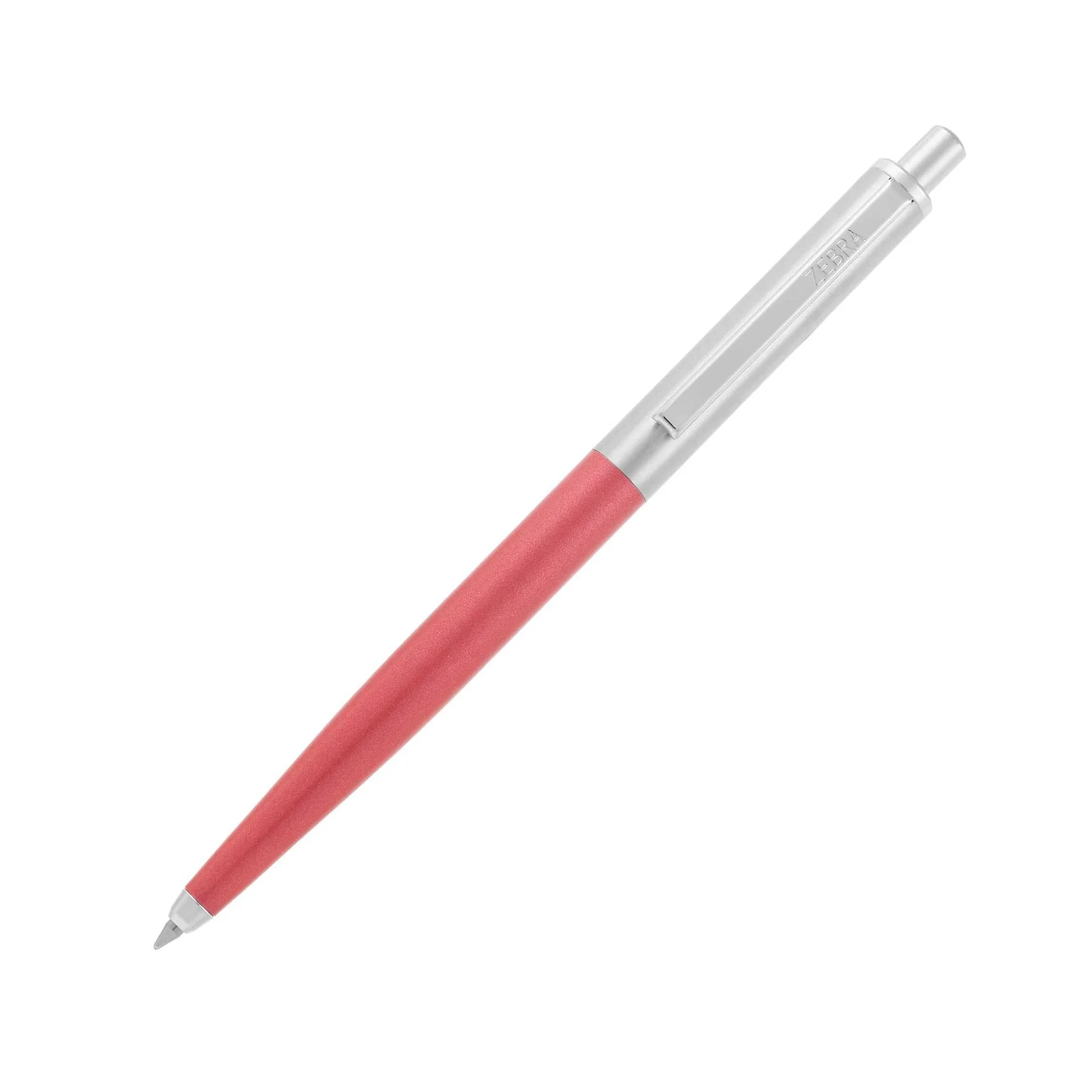 Zebra Ballpoint pen 901, metal, in box, 0.7 mm, pink