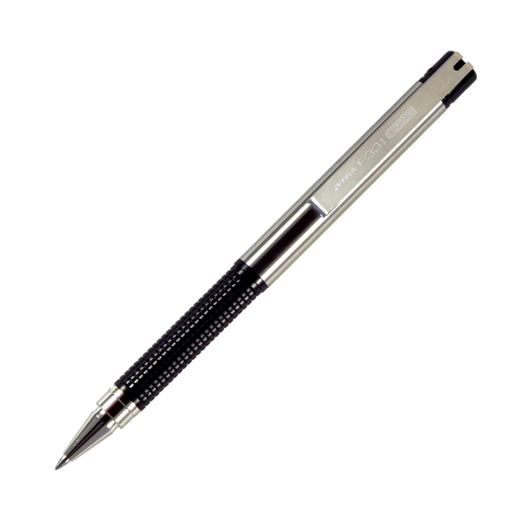 Zebra Ballpoint pen F-301 Compact, metal, 0.7 mm, black