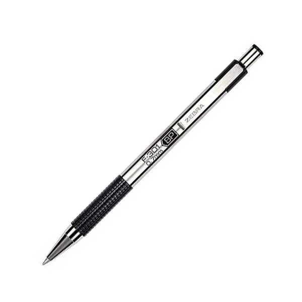 Zebra Ballpoint F-301, metal, 0.7 mm, black