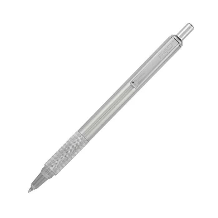 Zebra Ballpoint Pen F-XMD, metal, 0.7 mm, silver