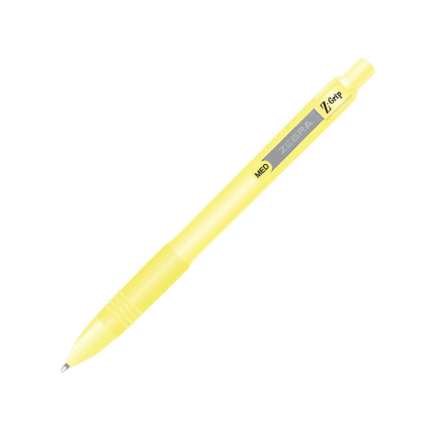Zebra Pen Z-Grip Pastel, 1.0 mm, yellow