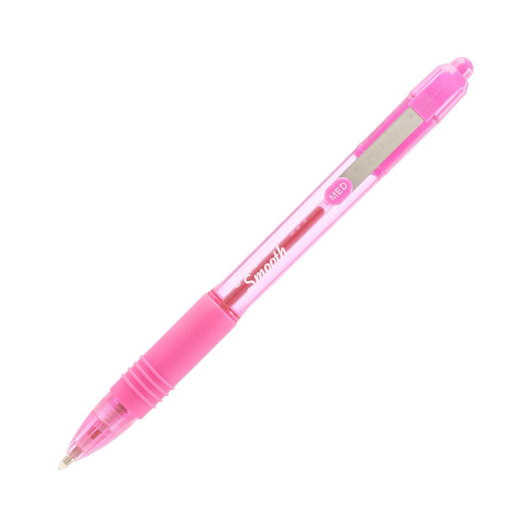 Zebra Ballpoint Pen Z-Grip Smooth, 1.0 mm, pink